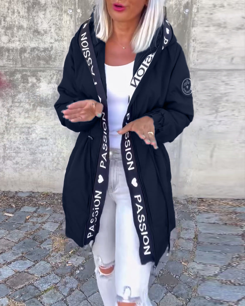 Women's Casual Hooded Coat