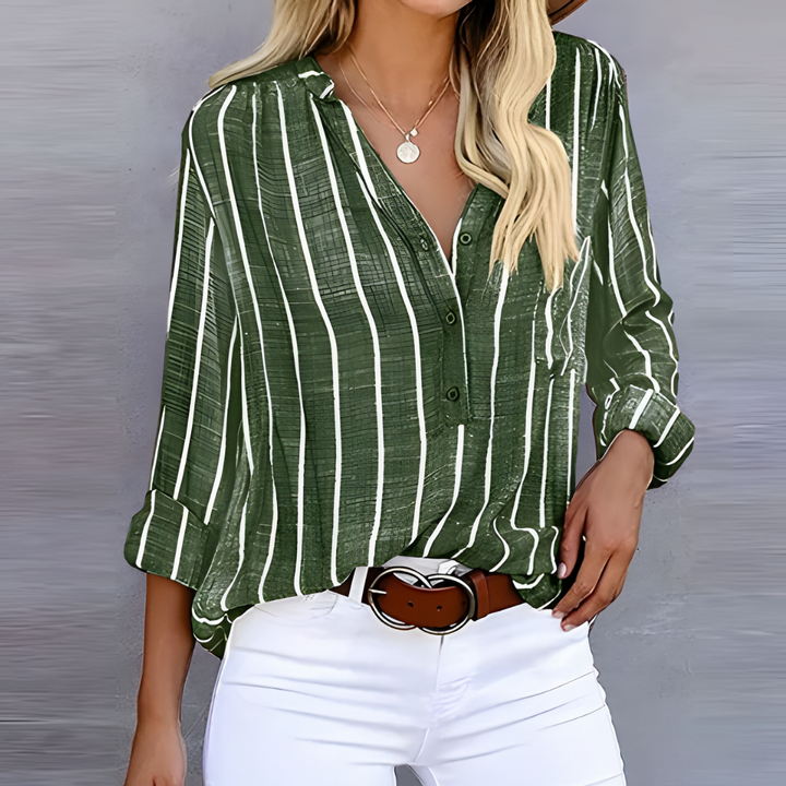 Jantien | Stylish Striped Women's Blouse