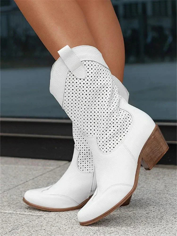 Women’s Modern Zipper Cowgirl Boots