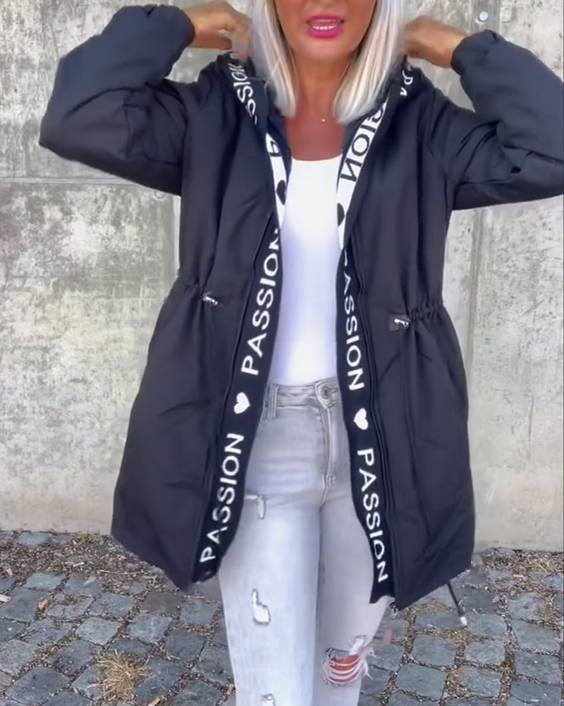 Women's Casual Hooded Coat