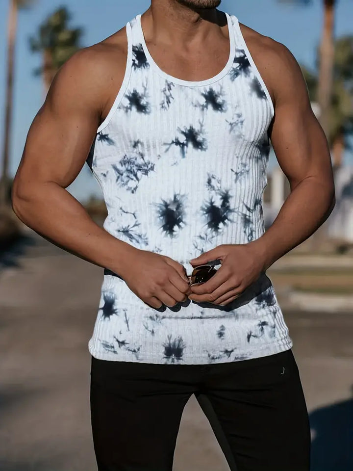 Michael | Men's Sleeveless Workout Body Fit Round Neck Shirt