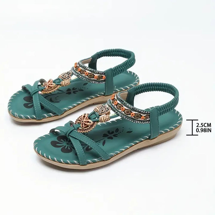 Elegant Orthopedic Flower Sandals for Women