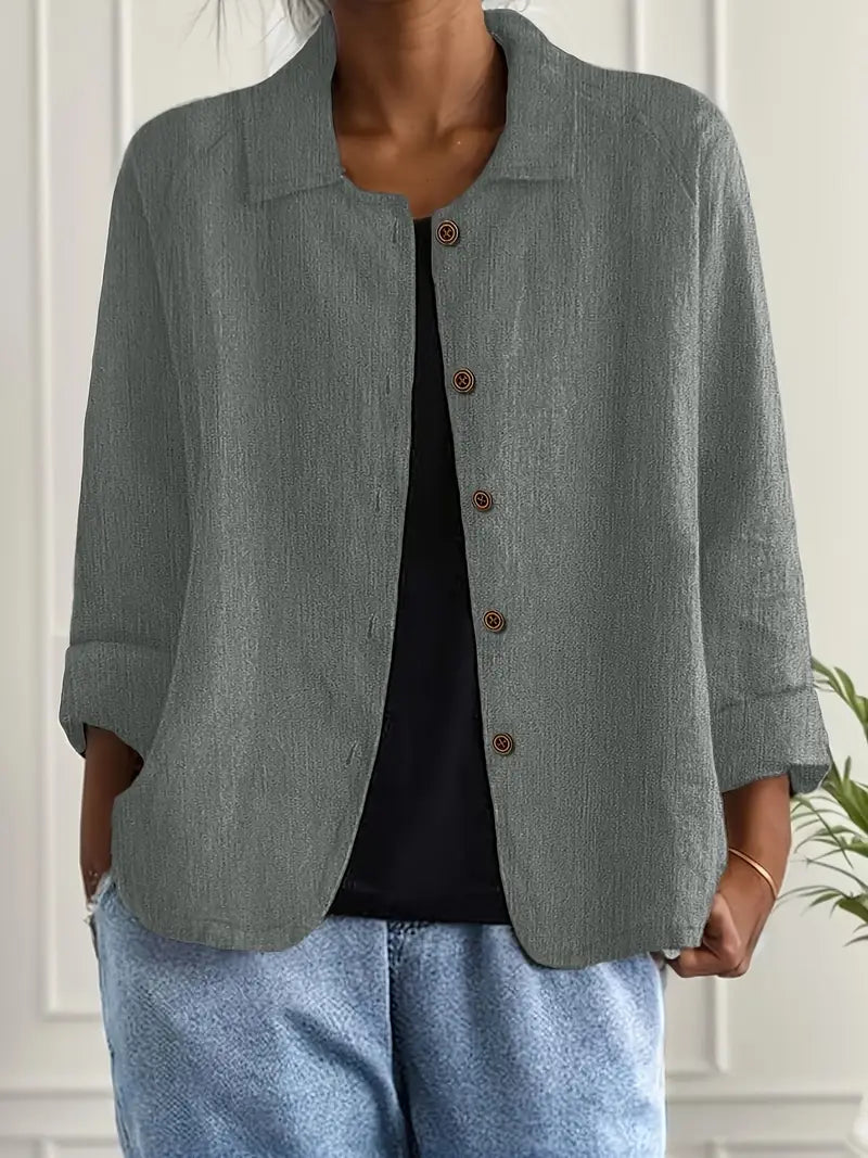 Women's Classic Lightweight Shirt Cardigan
