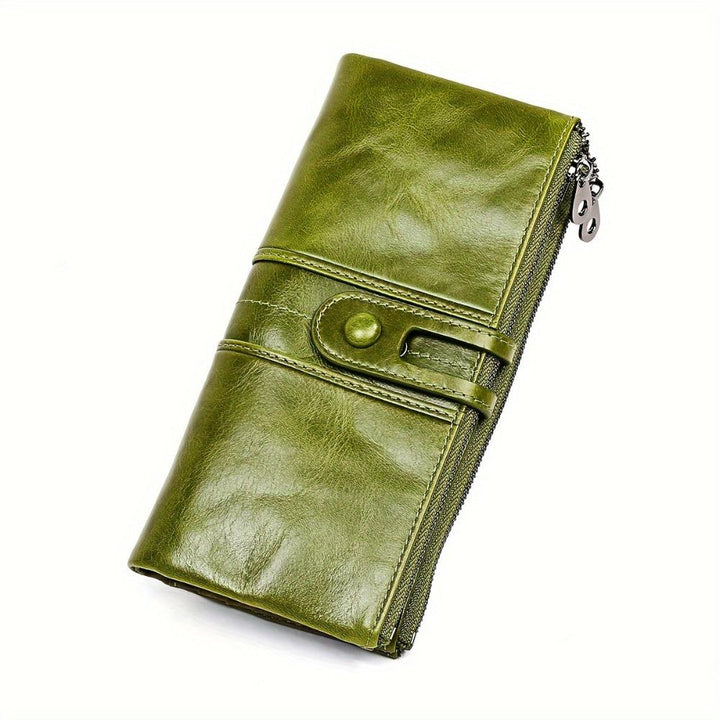 Maria | Women's Leather Long Clutch Wallet