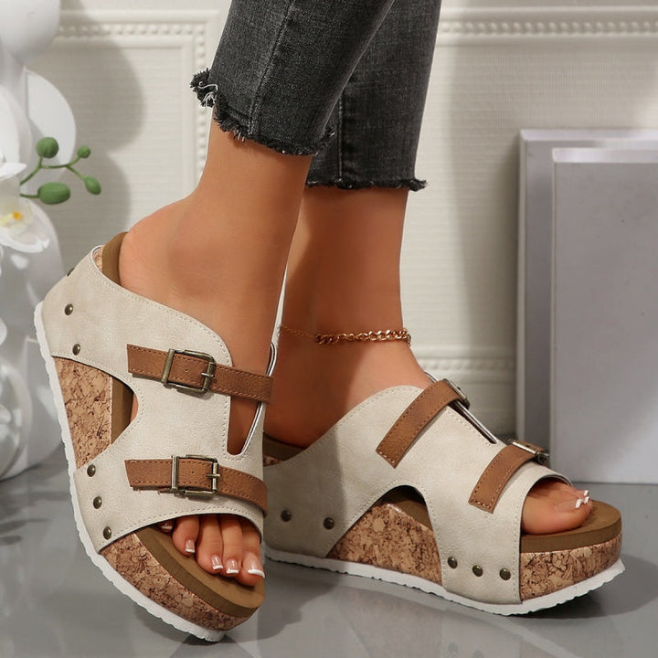 Dahlia | Women's Stylish Wedge Platform Sandals