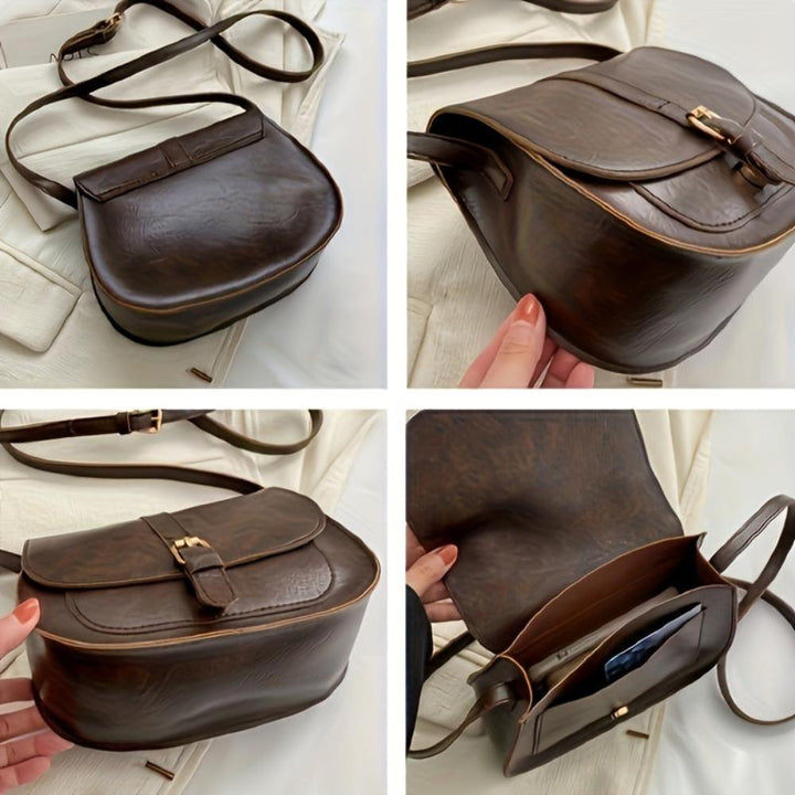 Michele | Women's Vegan Leather Crossbody Bag