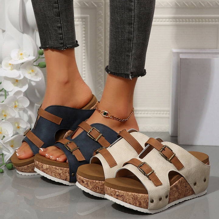 Dahlia | Women's Stylish Wedge Platform Sandals
