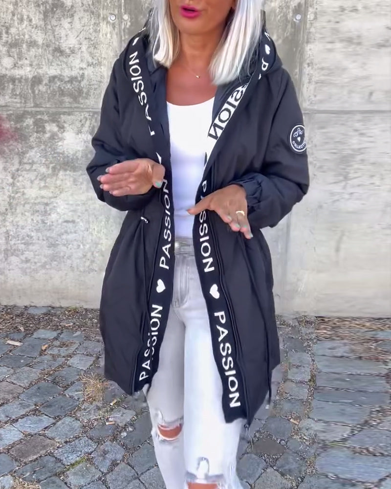 Women's Casual Hooded Coat