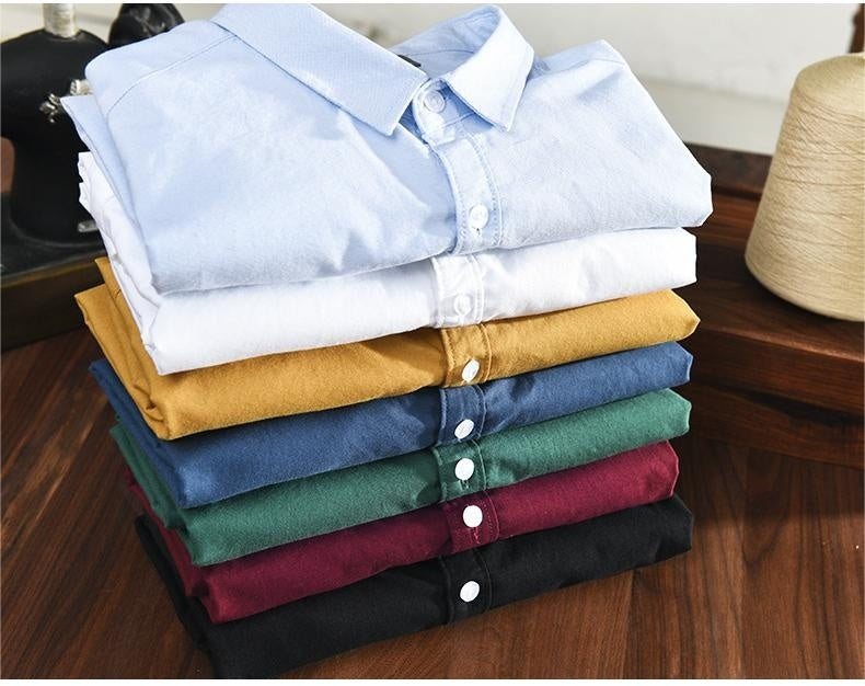 Tony | Men's Breathable Cotton Oxford Shirt