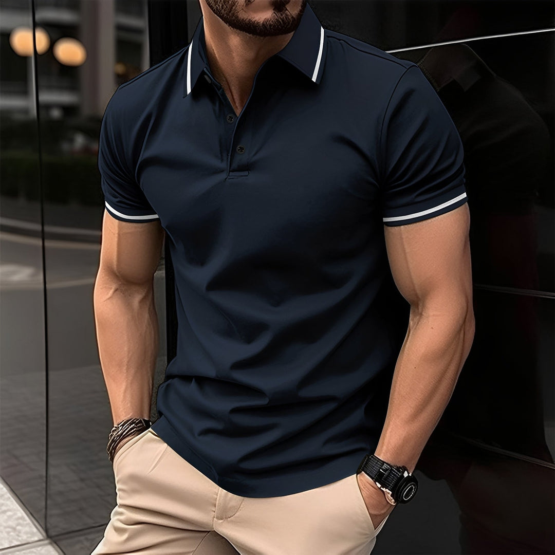 Frank | Men's Stylish Lapel Polo Shirt