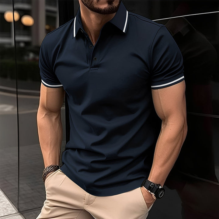 Frank | Men's Stylish Lapel Polo Shirt