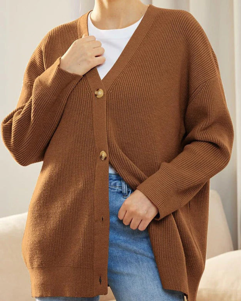 Women's Classic Long Knit Cardigan