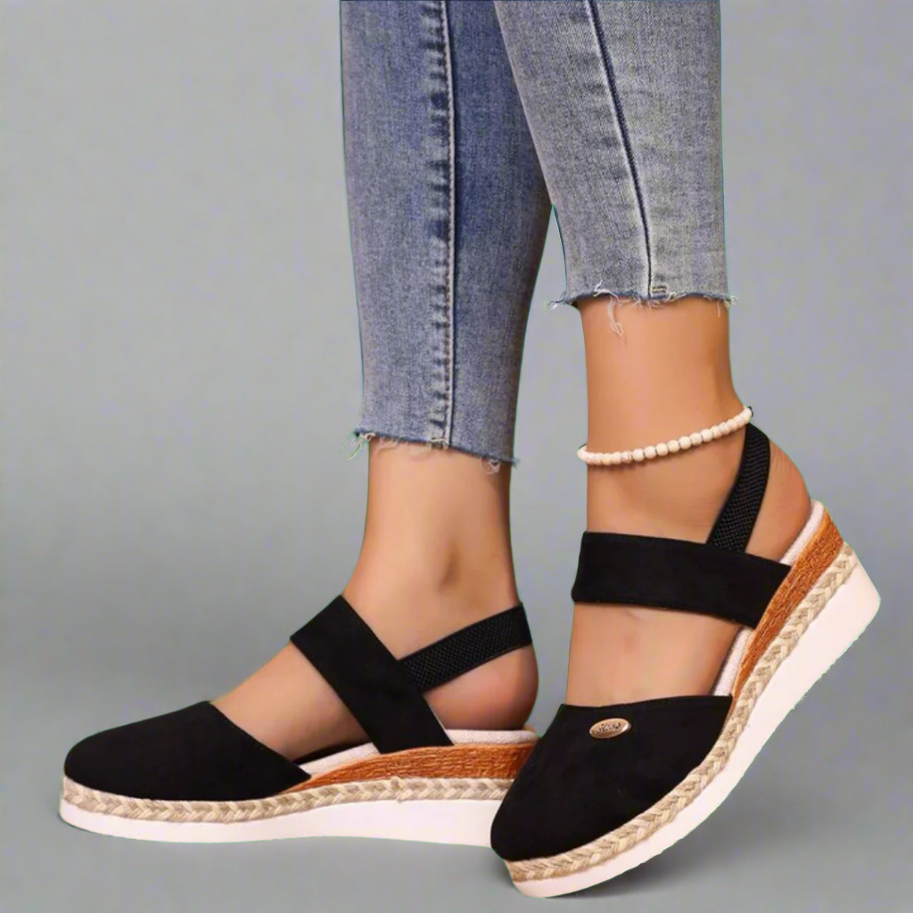 Gitta | Women's Plus-Size Comfortable Wedge Sandals