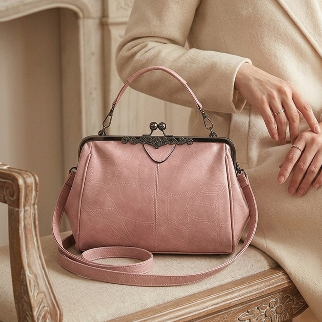 Jacqueline | Women's Vintage Clasp Handbag