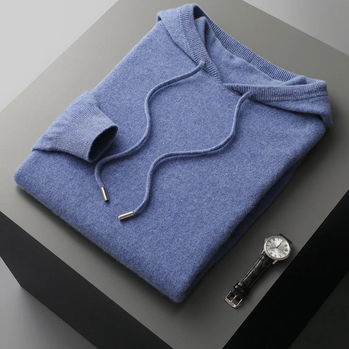 Men's Classic Fit Hoodie | Casual Wear with Ribbed Cuffs