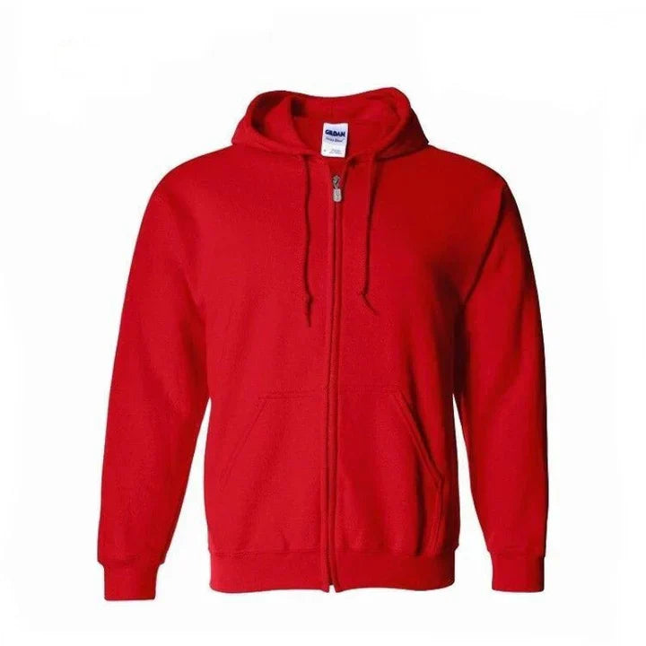 Men's Casual Zip-Up Hoodie Sweatshirt