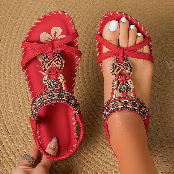 Elegant Orthopedic Flower Sandals for Women