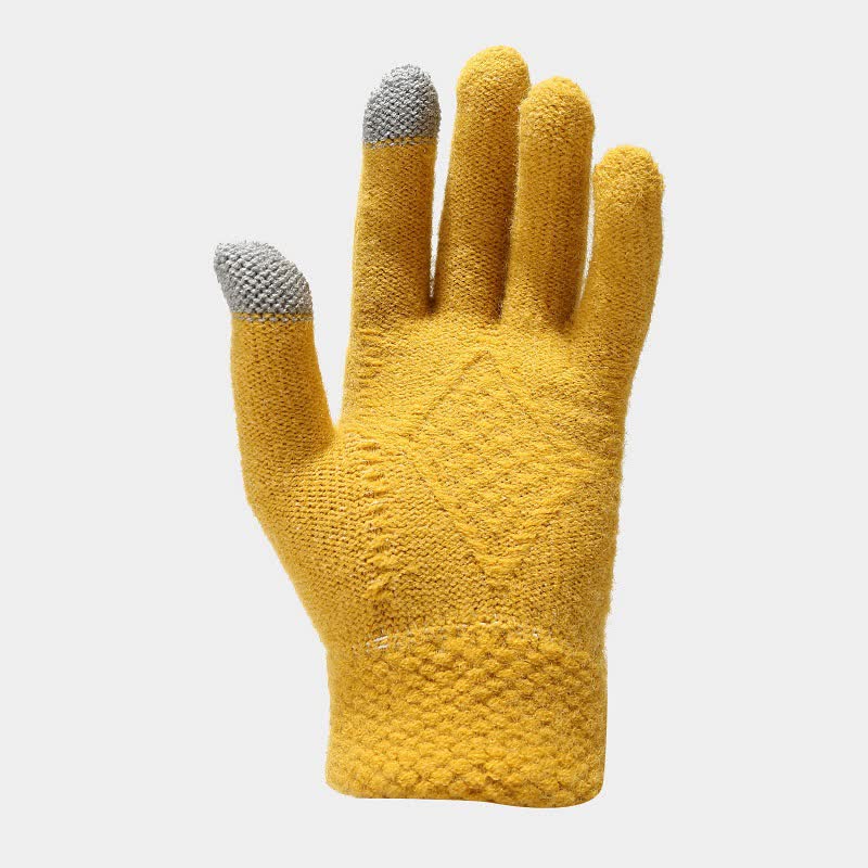 Women's Knitting Set with Hat, Scarf, and Mittens