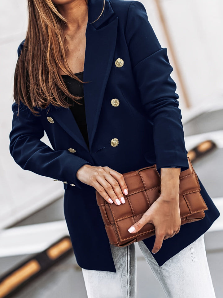 Women's Structured Blazer with Button Details
