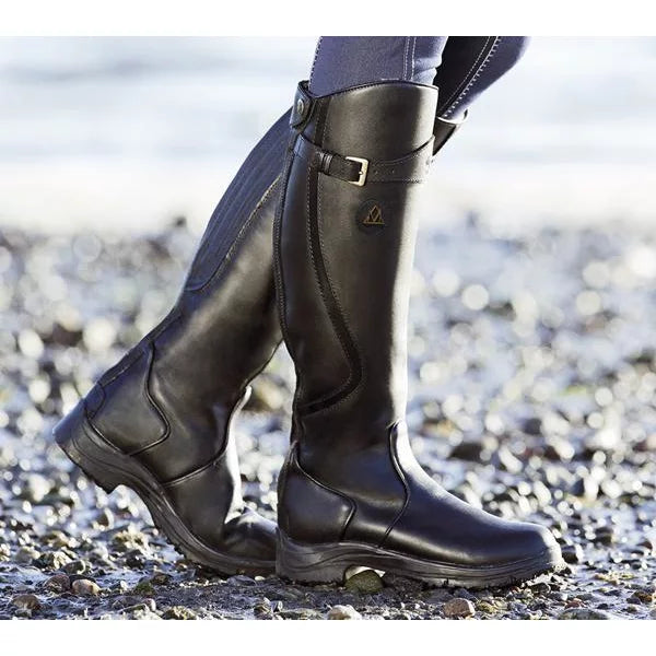 Women's Trendy Knee-High Boots with Buckle Strap