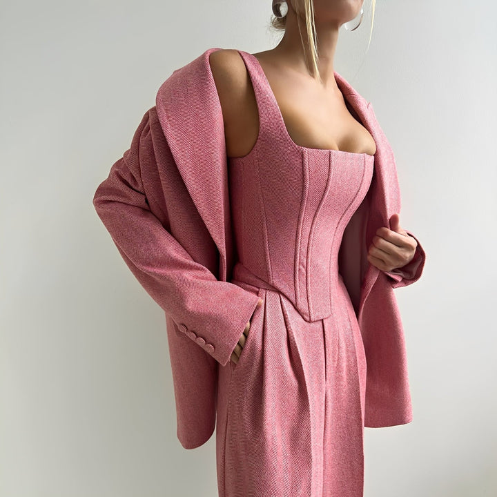 Madeline | Women's Elegant Three-Piece Blazer Set