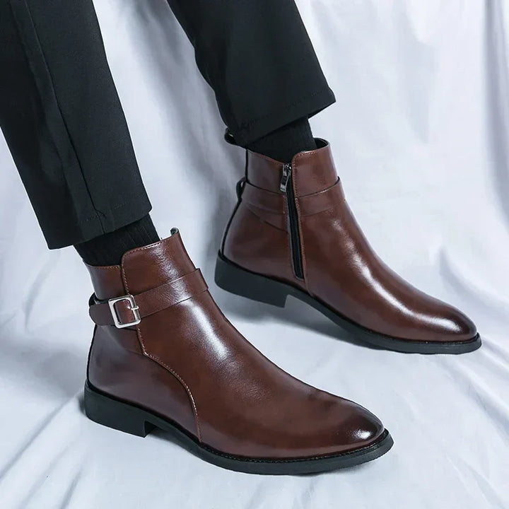 Men's Chelsea Boots | Sleek Classic Design with Side Zipper