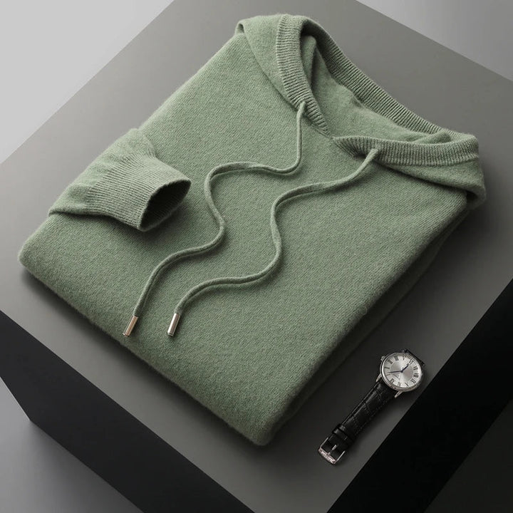 Men's Classic Fit Hoodie | Casual Wear with Ribbed Cuffs