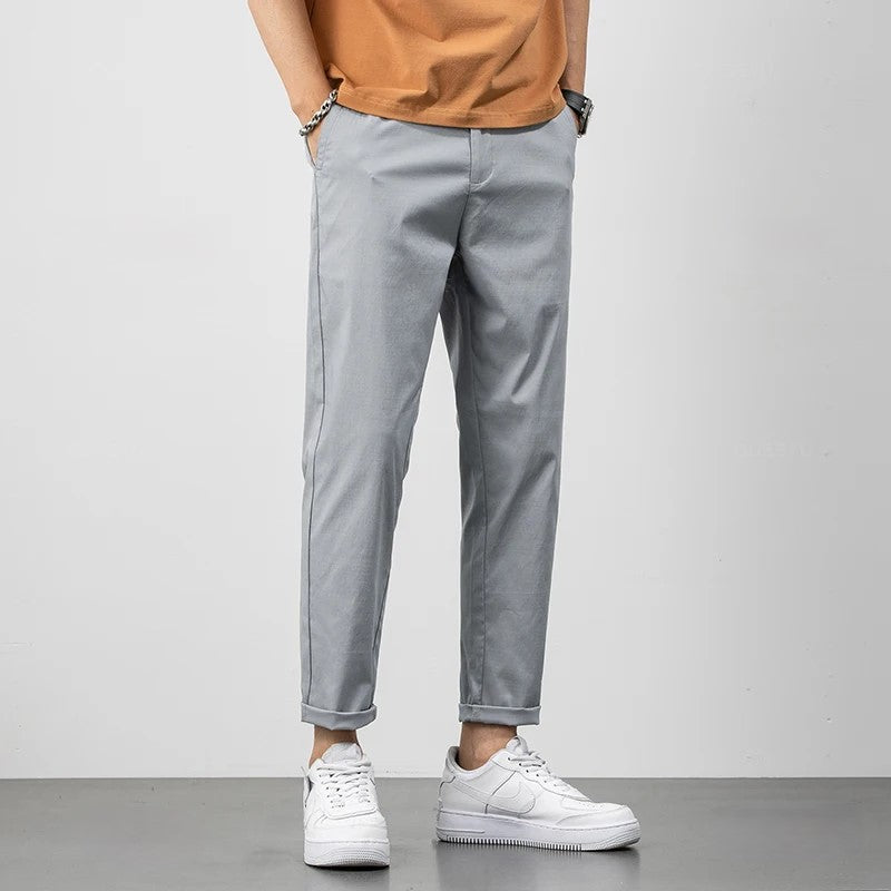 Men's Relaxed Fit Chinos Trousers | Casual Style Pants