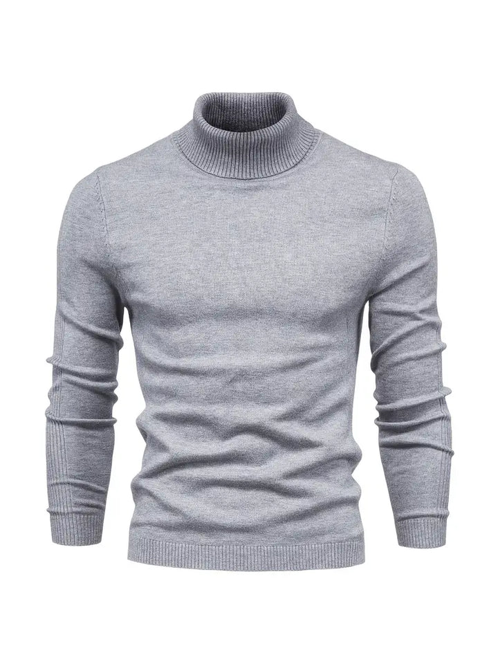 Men's Fitted Turtleneck | Smart Casual Long Sleeve Top