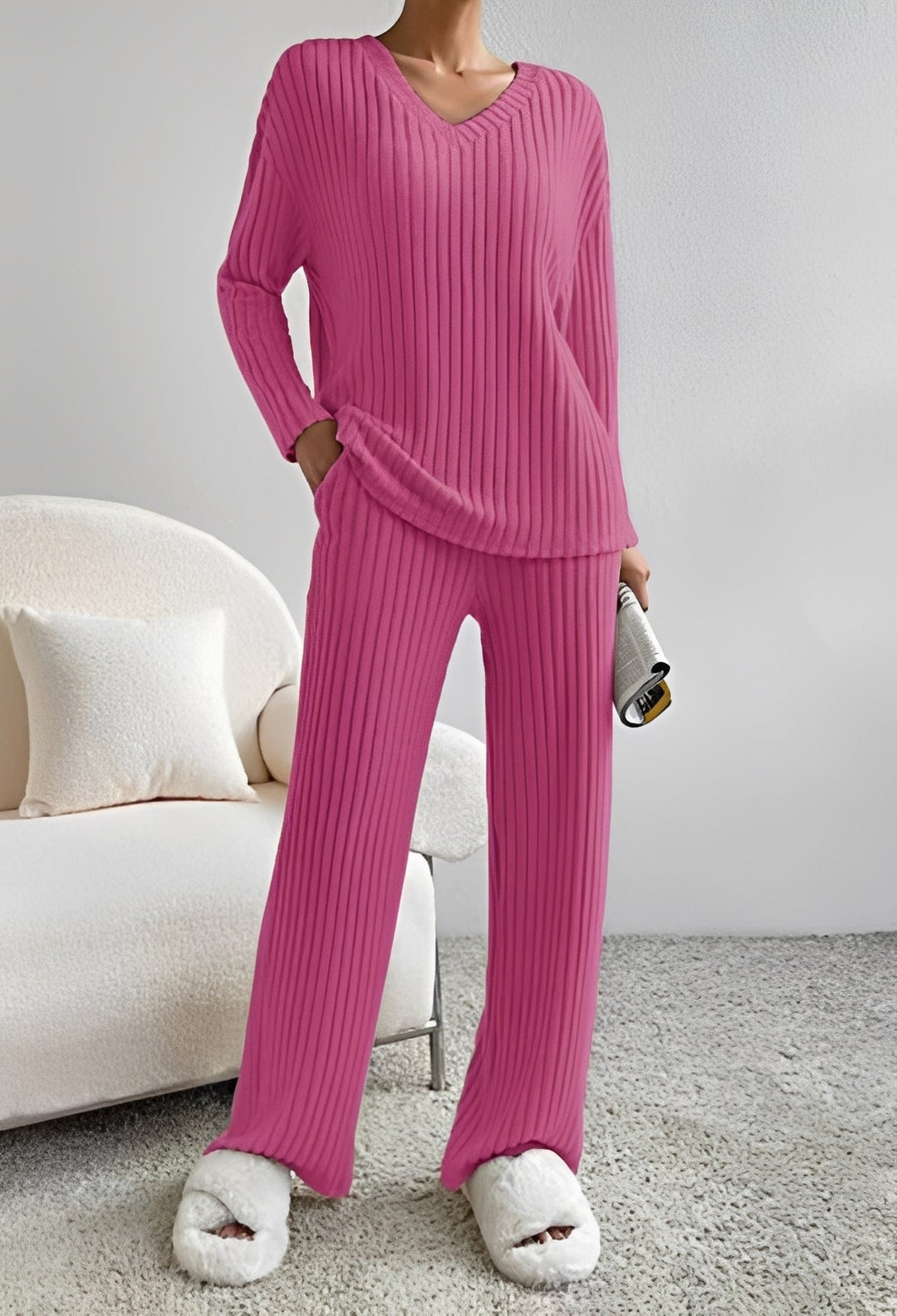 Niki | Women's Striped Relaxed Outfit Set