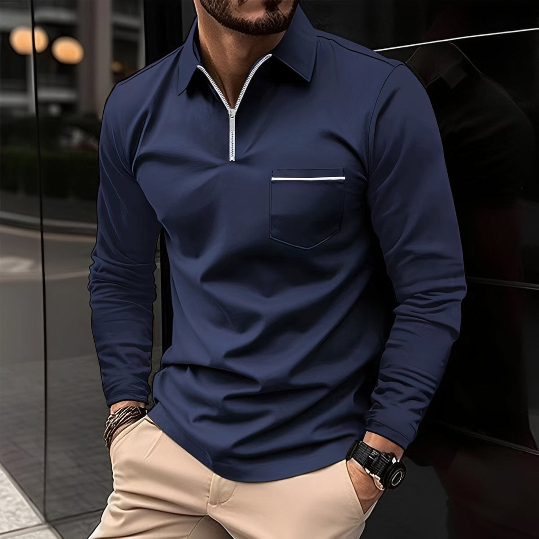 Jackson | Men's Long-Sleeve Polo Shirt for Casual Everyday Style