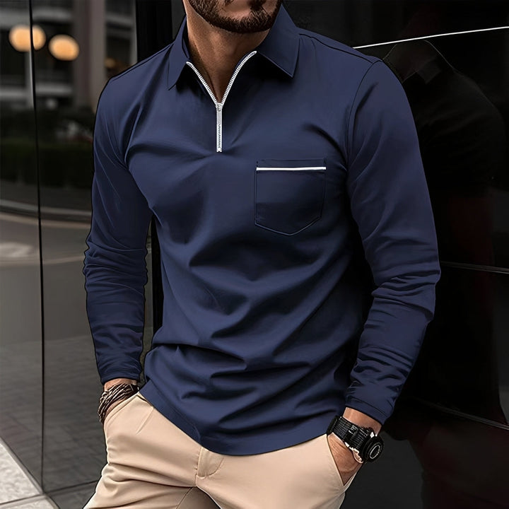 Jackson | Men's Long-Sleeve Polo Shirt for Casual Everyday Style