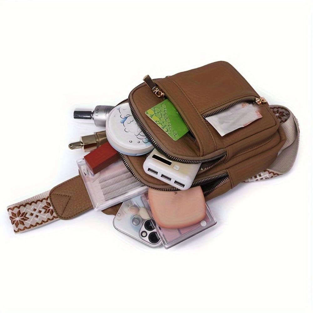 Margaret | Women's Vegan Leather Sling Crossbody Bag