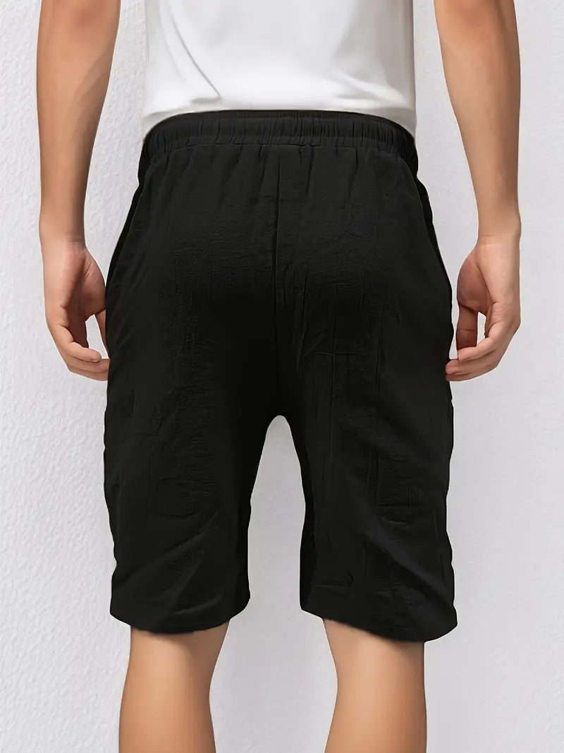 John | Men's Casual Linen Shorts