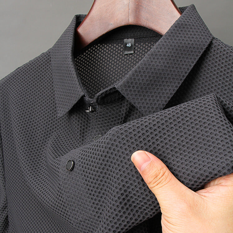 Axel | Men's Silk Polo Shirt