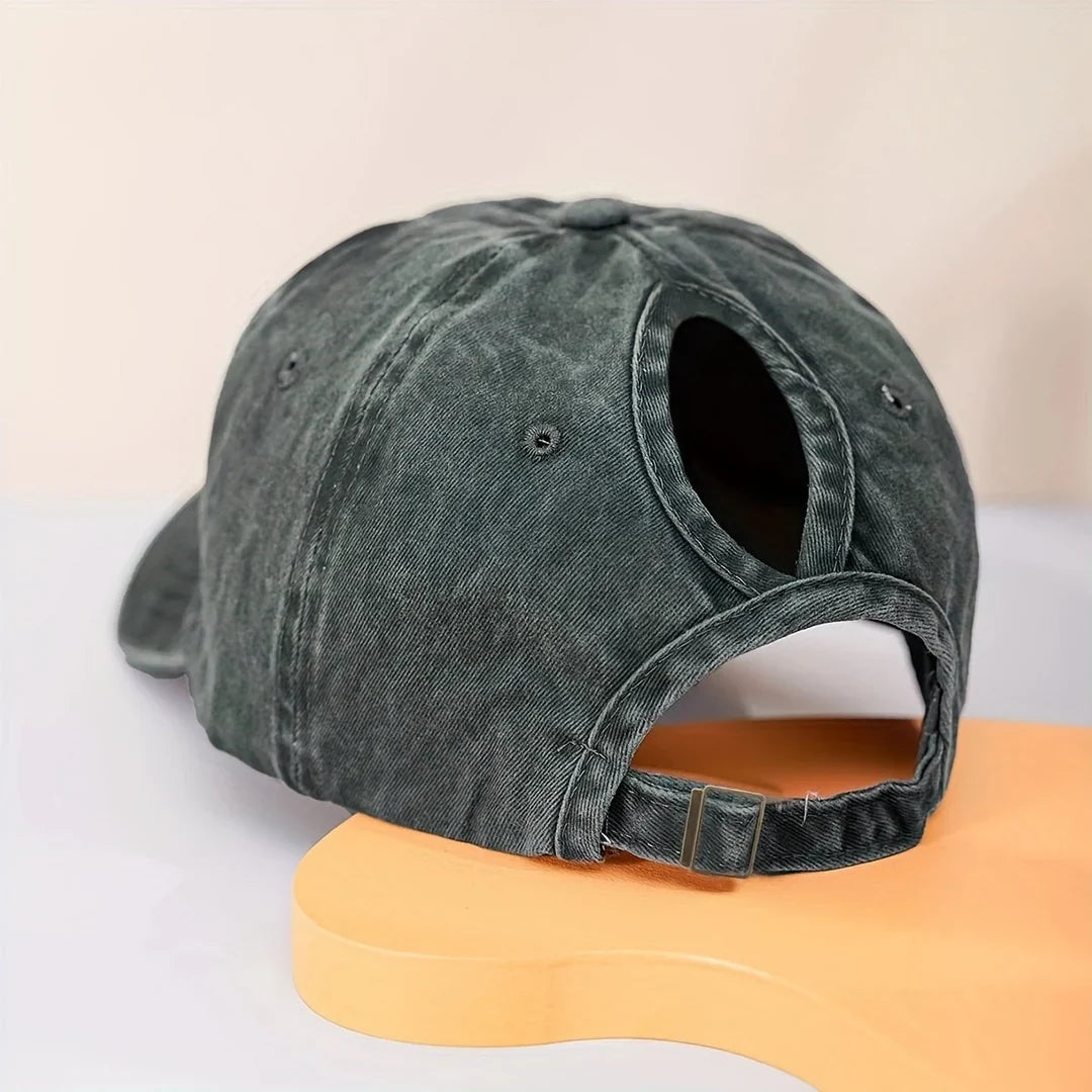 Women's UV Protection Ponytail Baseball Cap