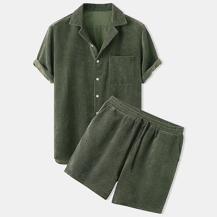 James | Men's Elegant Summer Corduroy Set