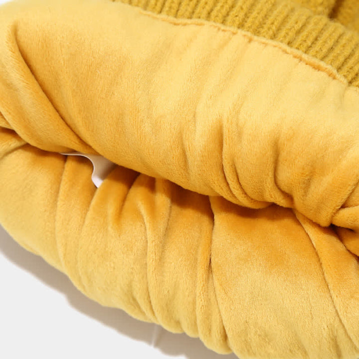 Women's Knitting Set with Hat, Scarf, and Mittens