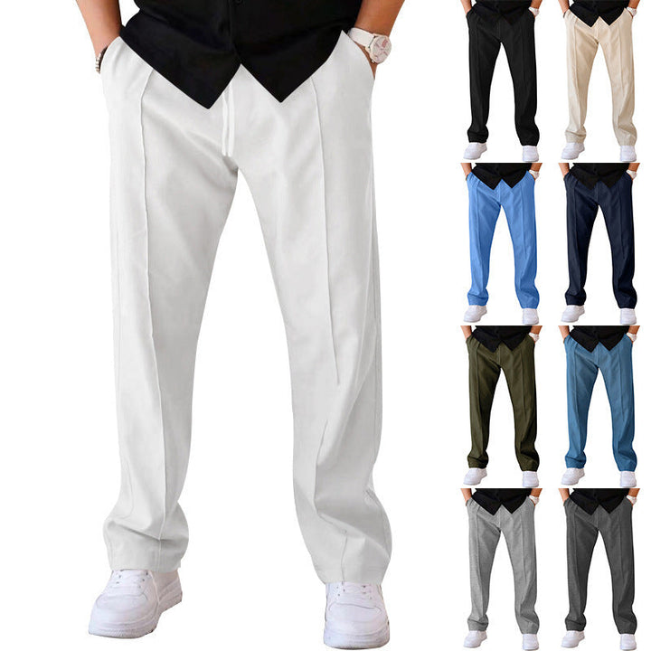 John | Men's Lightweight Wide-Cut Trousers