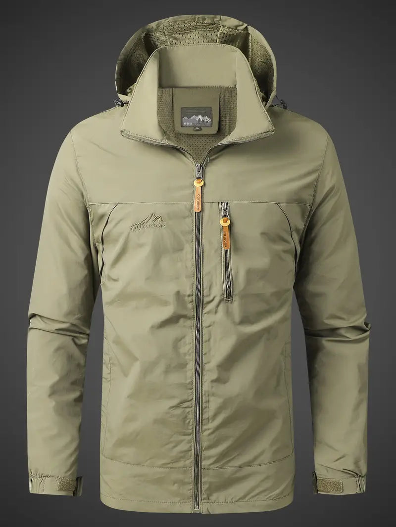 Men's Waterproof Windproof Outdoor Jacket for All Activities