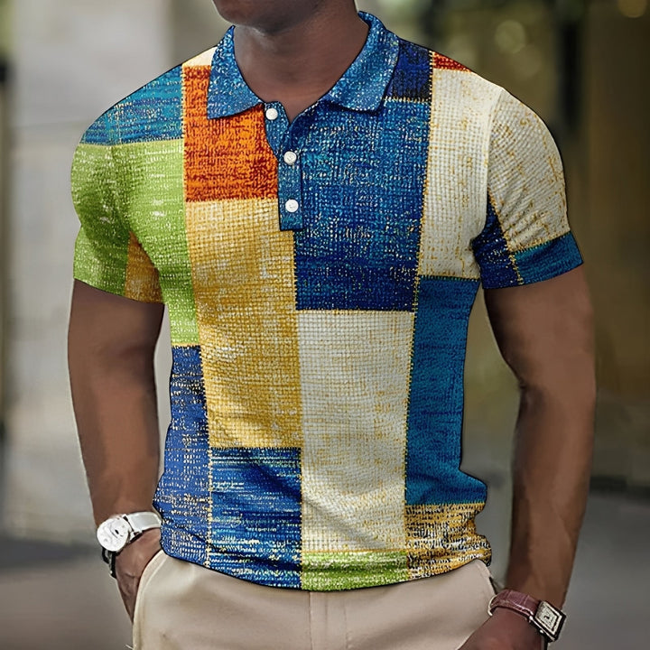 Jimmy | Men's Stylish Plaid Print Shirt
