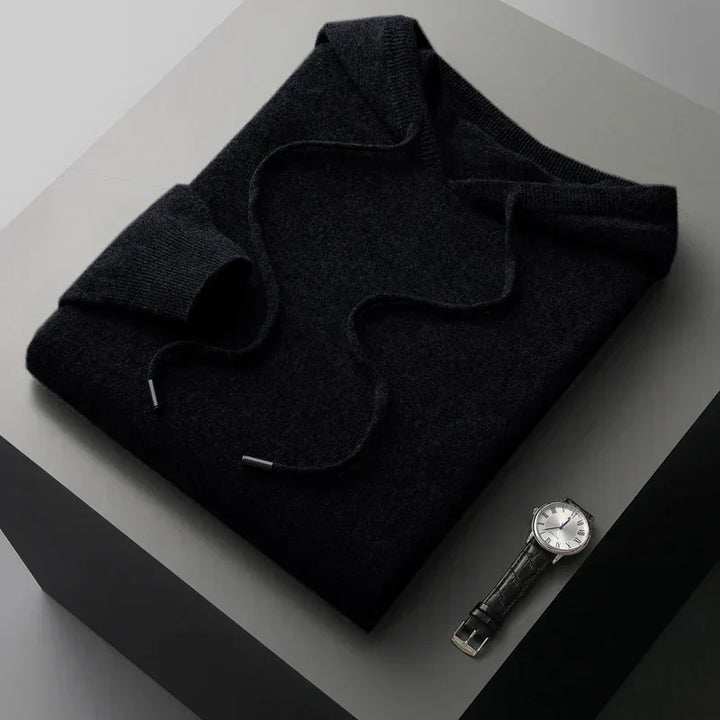 Men's Classic Fit Hoodie | Casual Wear with Ribbed Cuffs