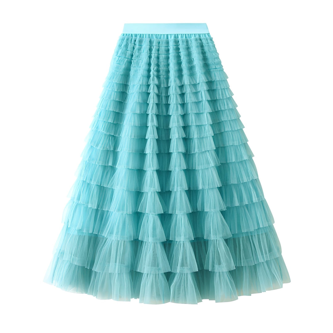 Women's Stylish A-line Ruffle Skirt