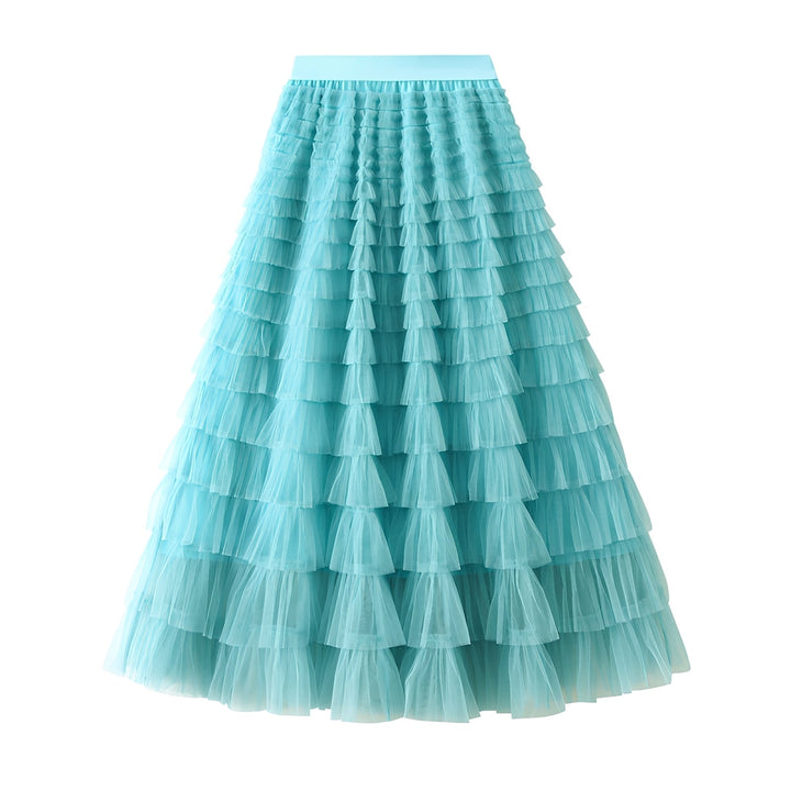 Women's Stylish A-line Ruffle Skirt