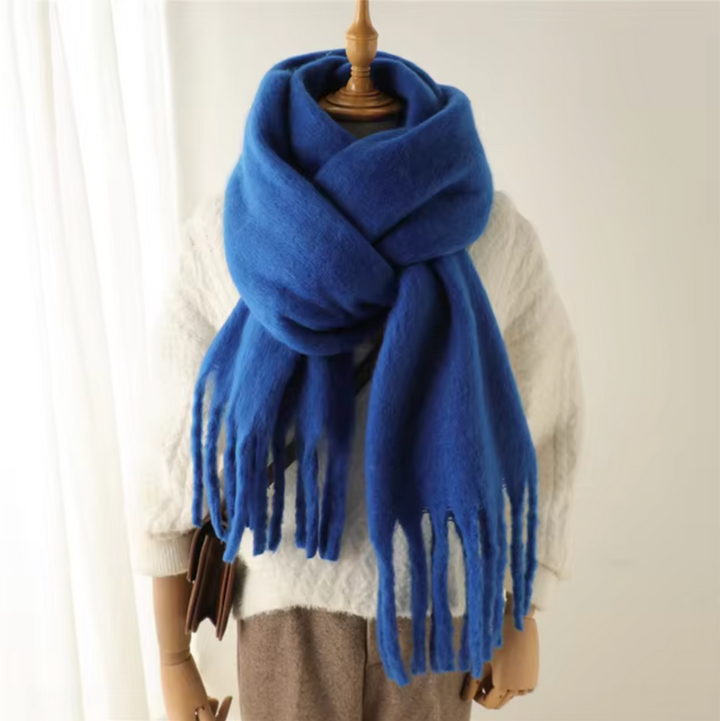Women's Fringed Winter Scarf