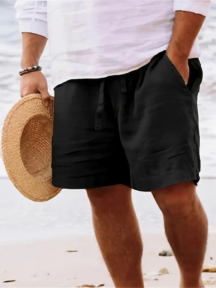 John | Men's Casual Linen Shorts