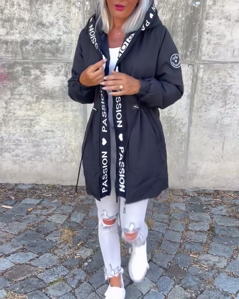 Women's Casual Hooded Coat