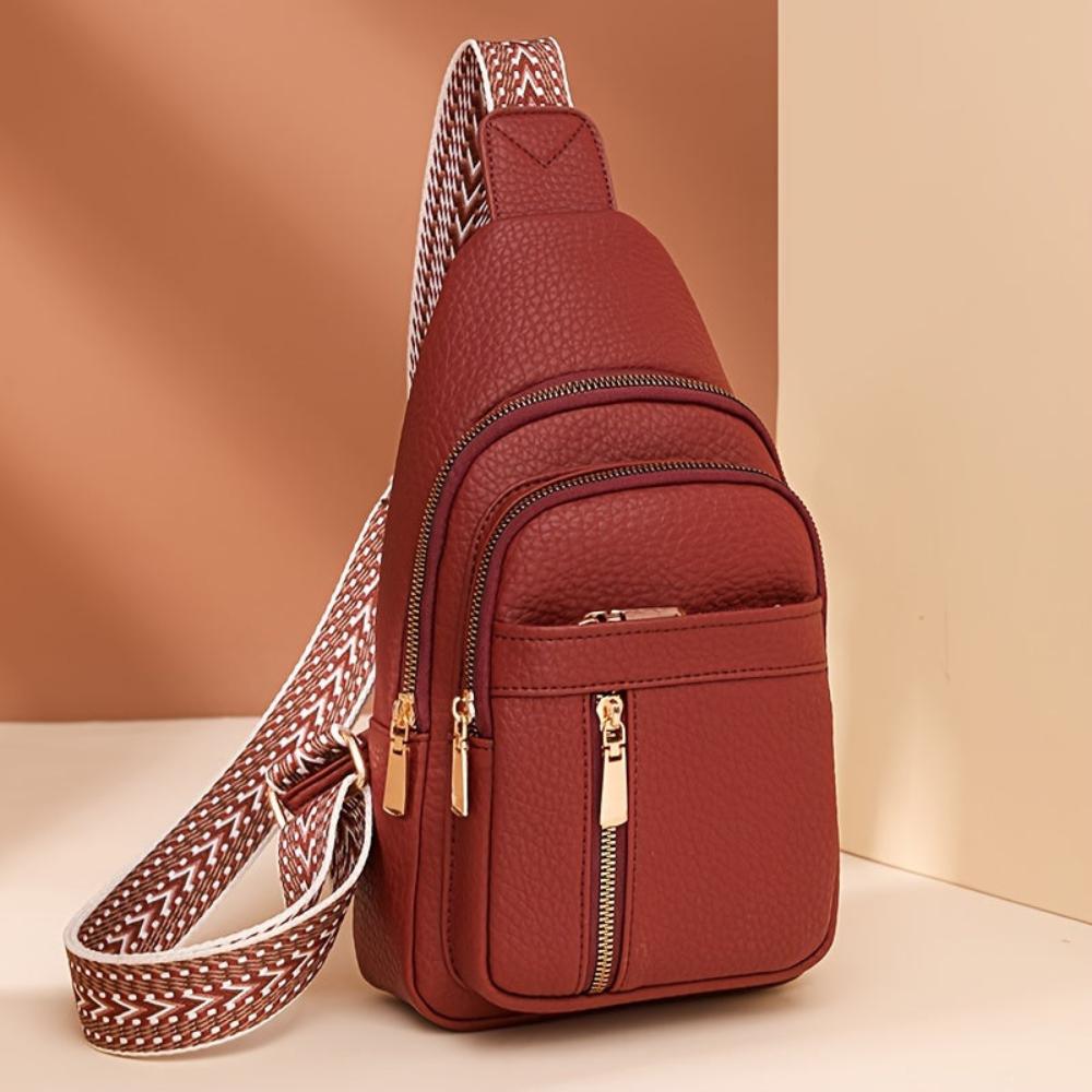 Margaret | Women's Vegan Leather Sling Crossbody Bag
