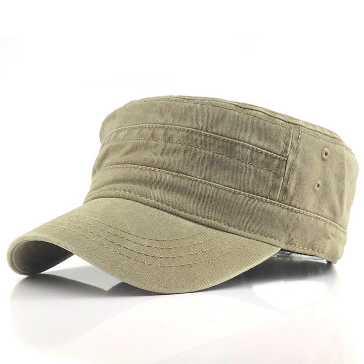 Men's Vintage Army Cap – Timeless Style, Contemporary Touches