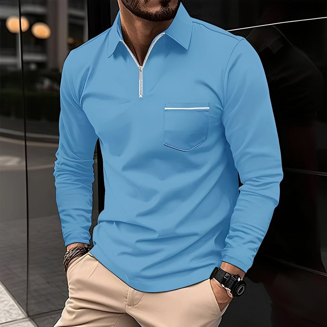 Jackson | Men's Long-Sleeve Polo Shirt for Casual Everyday Style
